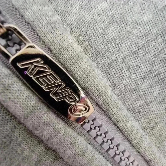 Kenpo Zip Up Hoodie/Gray/ Lined/New Without Tags /Men's XXL - Picture 6 of 8